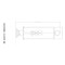 Z-Lite Sana 3 Light Outdoor Pier Mounted Fixture, Black And Seedy 592PHBR-533PM-BK - alternate 8